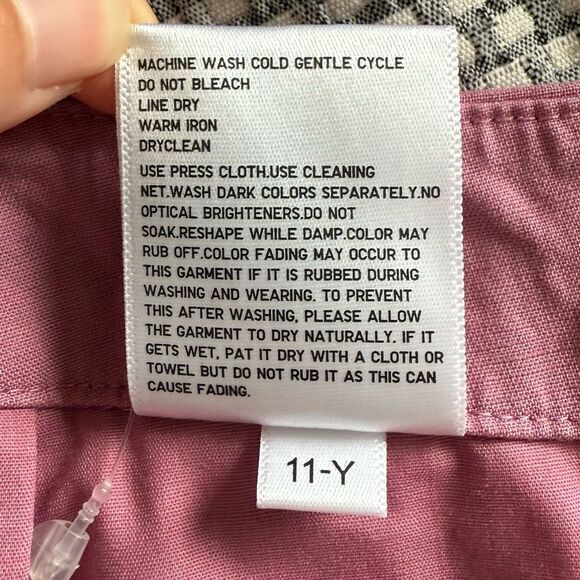 Uniqlo Linen-Blend Skort Pink Size Large - Picture 5 of 5